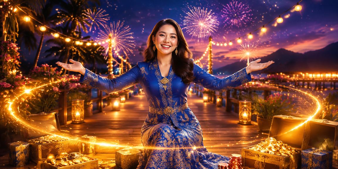 Pemain rummy berbaju kurung dari Sabah